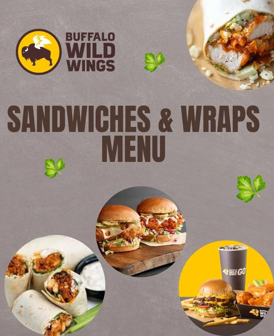 BWW Sandwiches & Wraps Menu