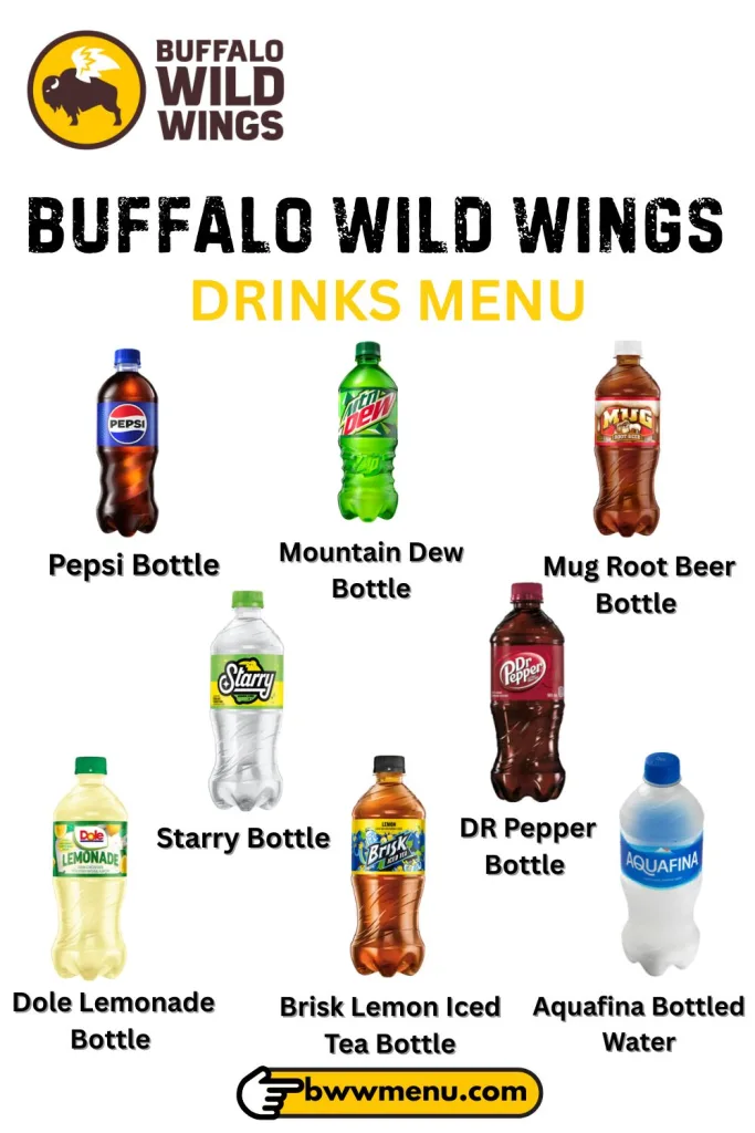 Buffalo Wild Wings Drinks Menu