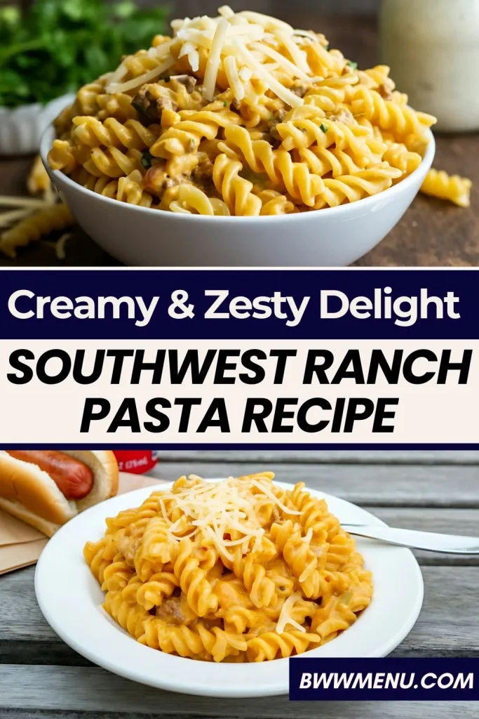 Buffalo Wild Wings Southwest Ranch Pasta Recipe