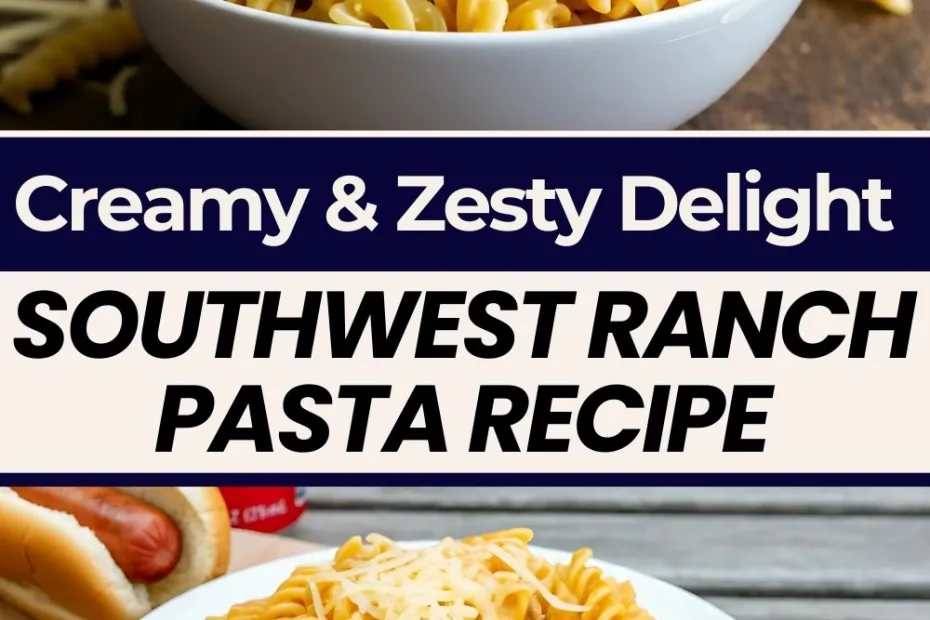 Buffalo Wild Wings Southwest Ranch Pasta Recipe