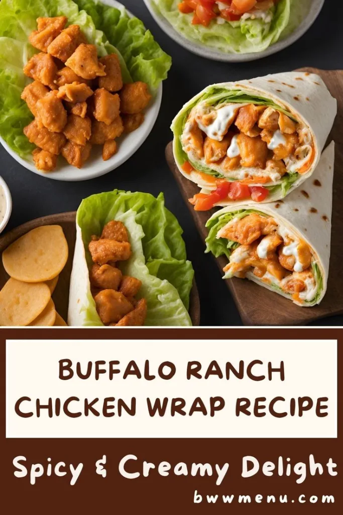 Buffalo Ranch Chicken Wrap Recipe