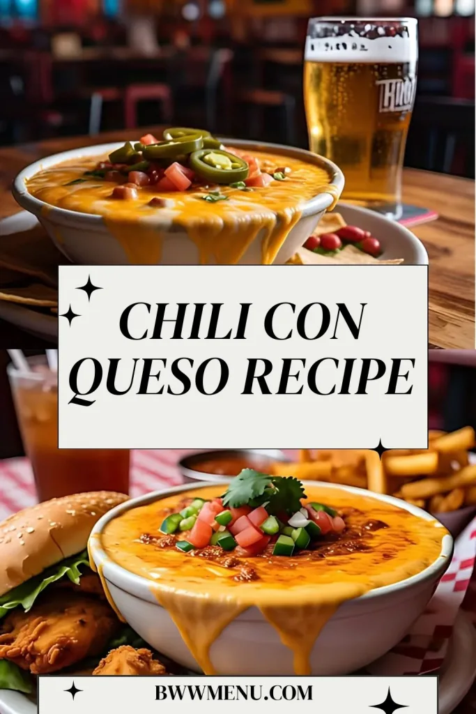 Buffalo Wild Wings Chili Con Queso Recipe