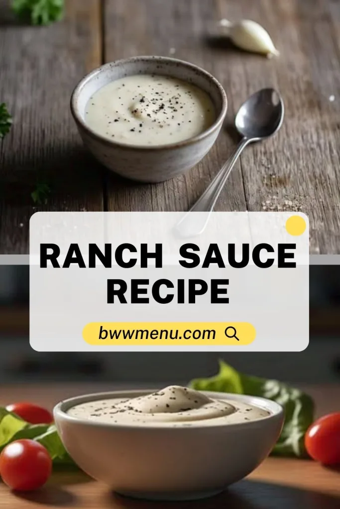 Buffalo Wild Wings Ranch Recipe