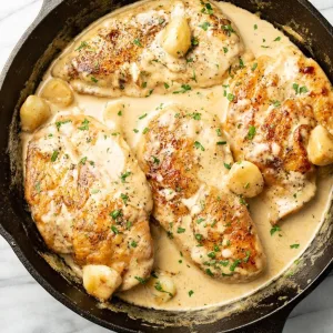 Creamy Garlic Chicken Recipe