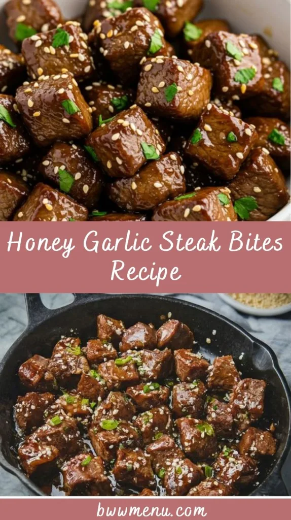 Honey Garlic Steak Bites Recipe