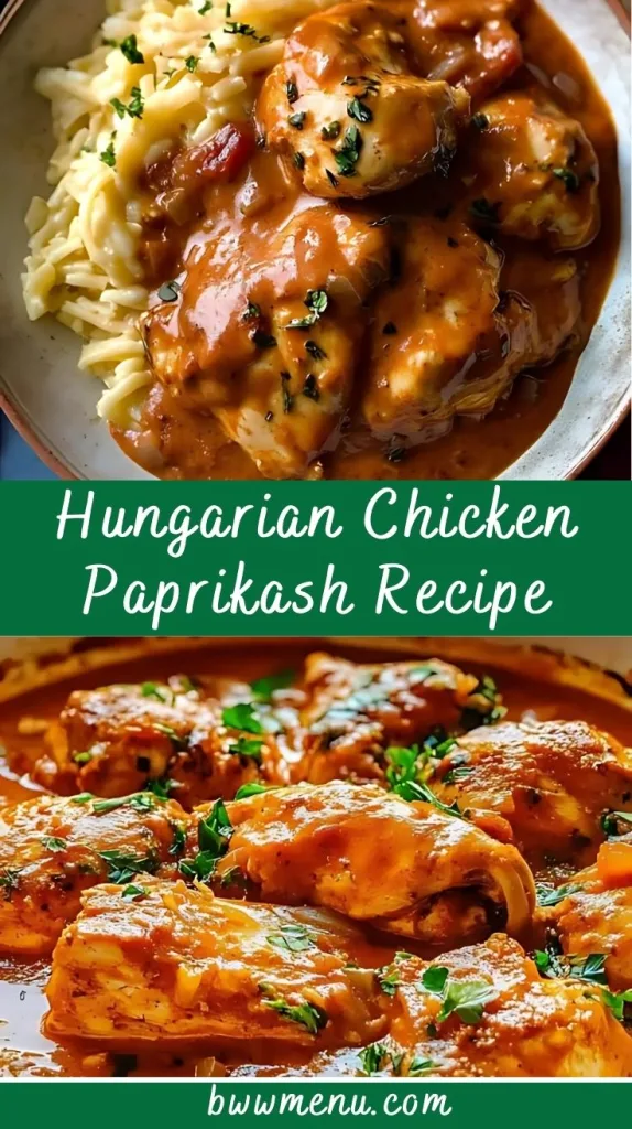 Hungarian Chicken Paprikash Recipe