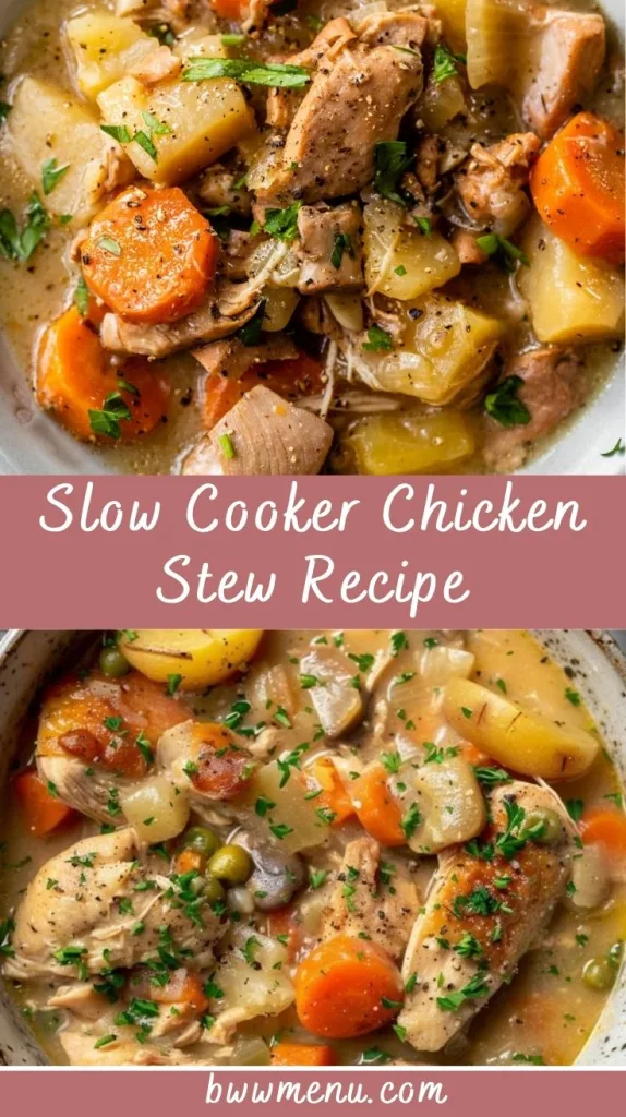 Slow Cooker Chicken Stew Recipe