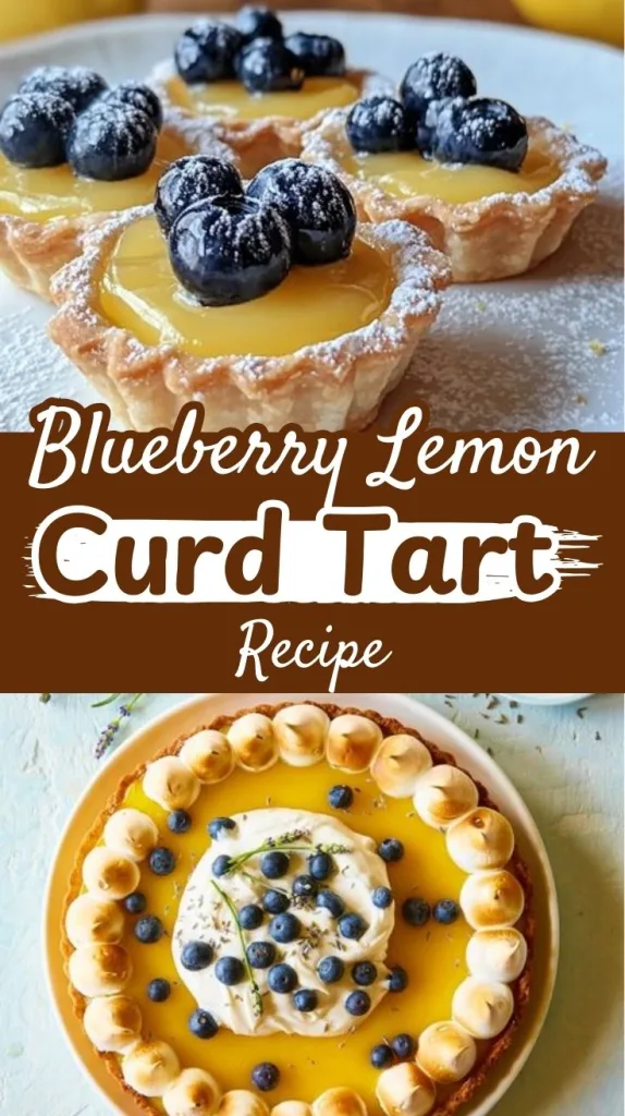 blueberry lemon curd tart recipe