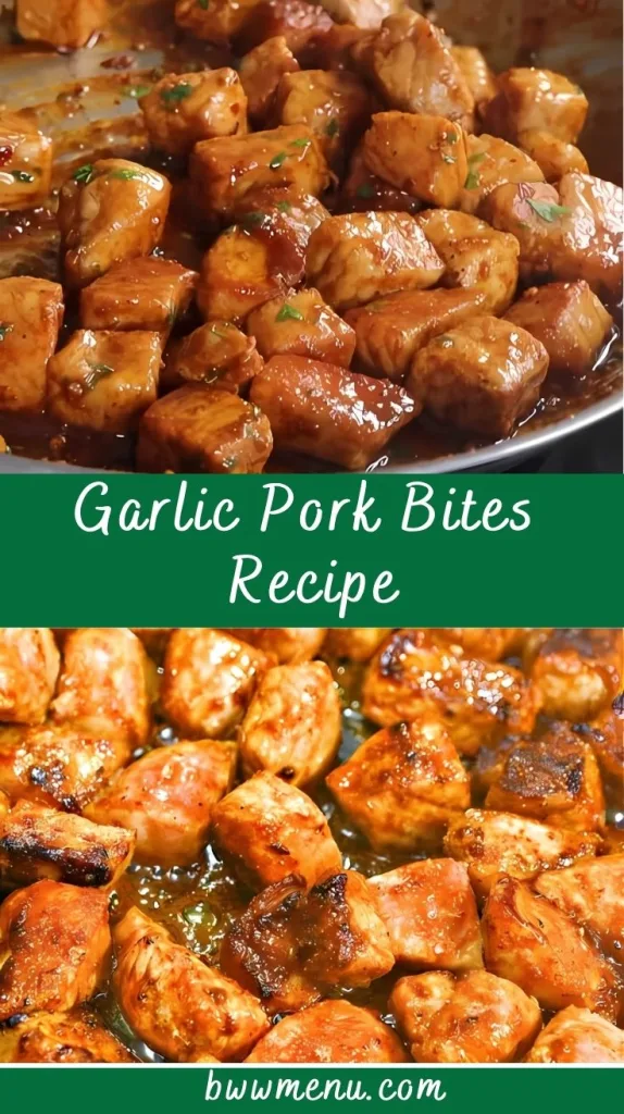 garlic pork bites recipe