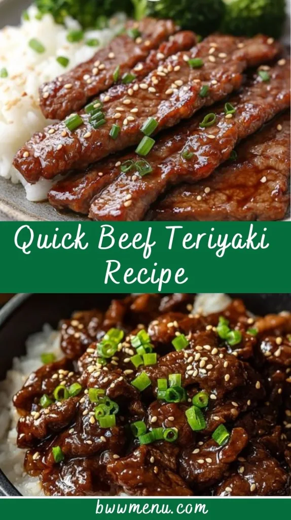 quick beef teriyaki recipe