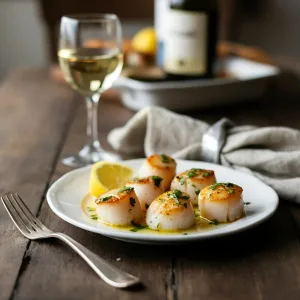 Easy Baked Scallops Recipe