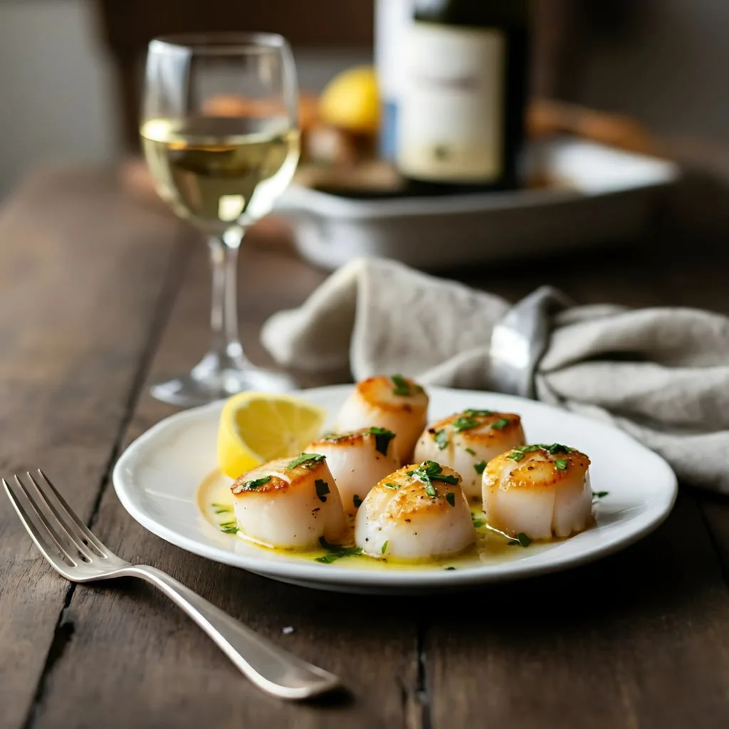 Easy Baked Scallops Recipe