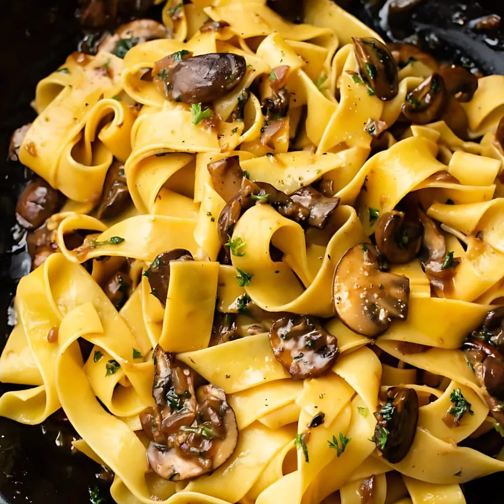 Garlic Mushroom Pasta Recipe