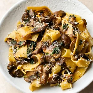 Garlic Mushroom Pasta Recipe