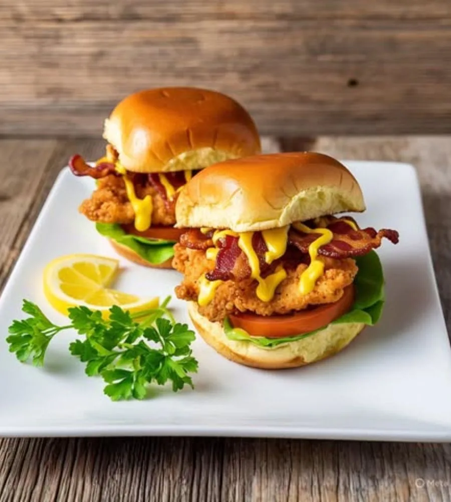 Honey Mustard BLT Chicken Sliders