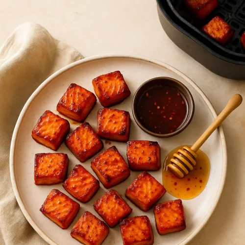 Hot Honey Air Fryer Salmon Recipe