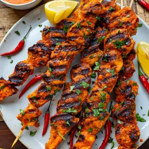 Peri Peri Grilled Chicken Skewers Recipe