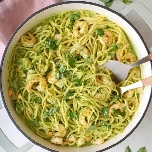 Pesto Shrimp Pasta Recipe