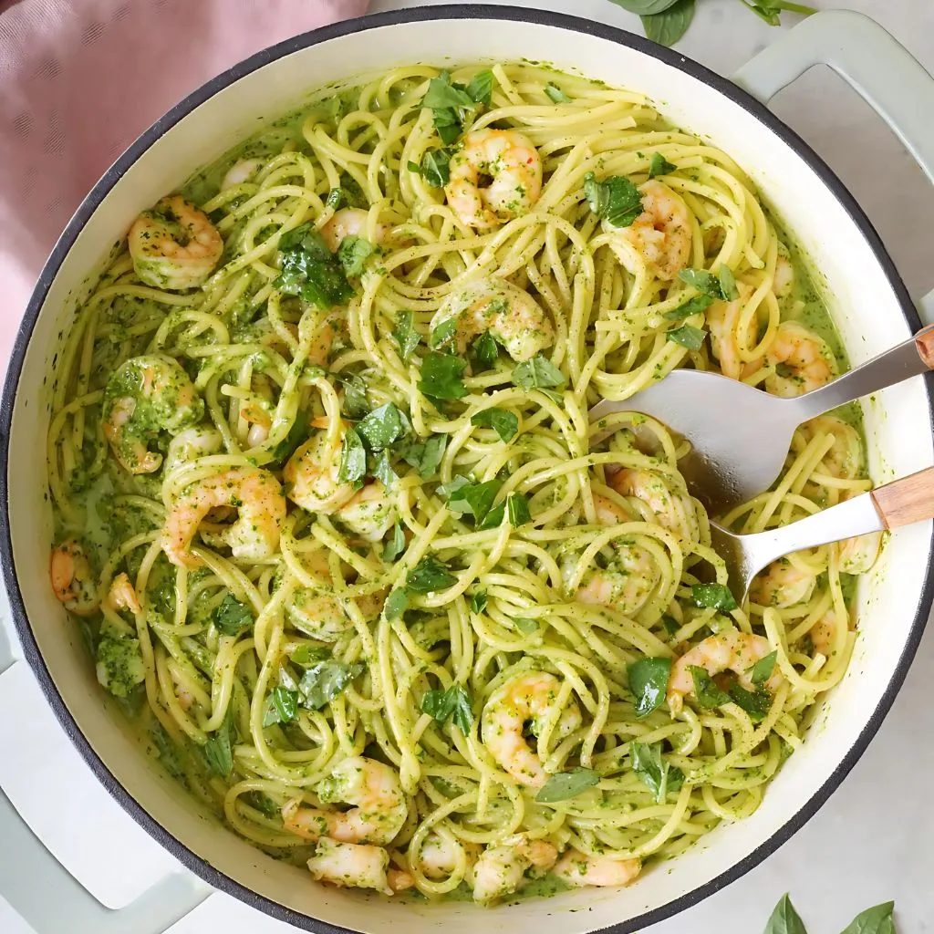 Pesto Shrimp Pasta Recipe