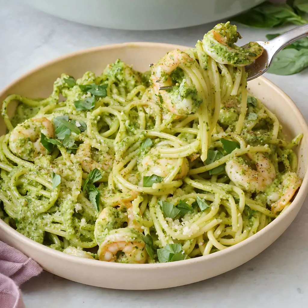 Pesto Shrimp Pasta Recipe