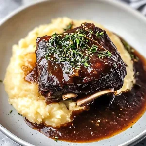 Red Wine Cranberry Braised Short Ribs Recipe