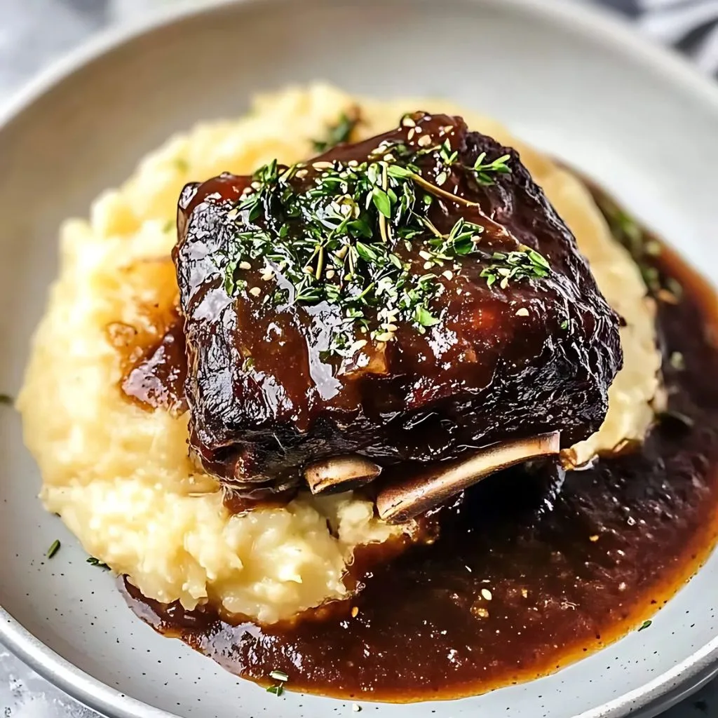 Red Wine Cranberry Braised Short Ribs Recipe