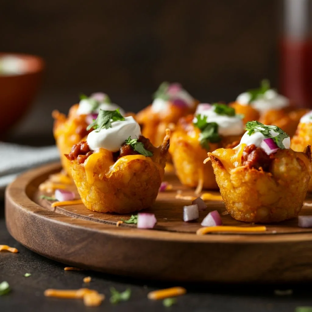 Tater Tot Appetizer Cups Recipe