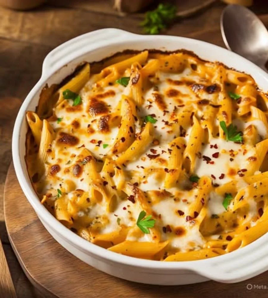 Baked Chicken Alfredo