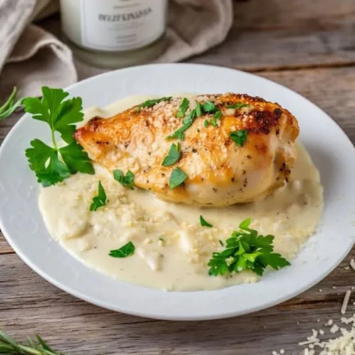 baked chicken breast in alfredo sauce recipe