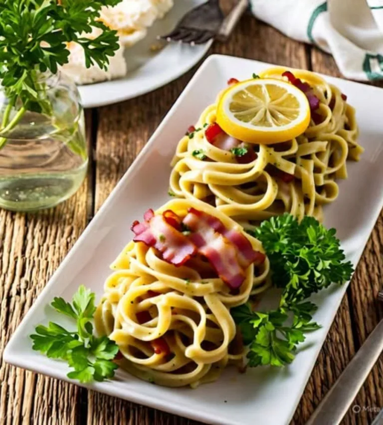 Chicken Bacon Pasta Carbonara Recipe