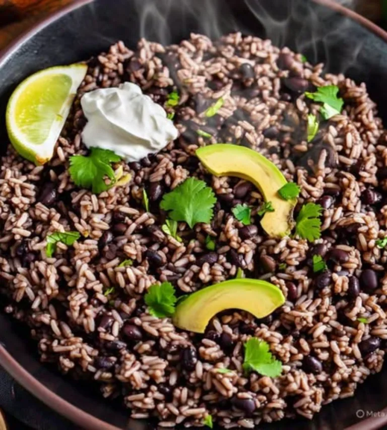 cuban inspired black bean rice recipe