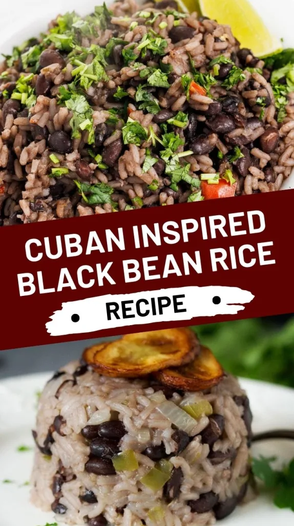 Cuban Inspired Black Bean Rice Recipe