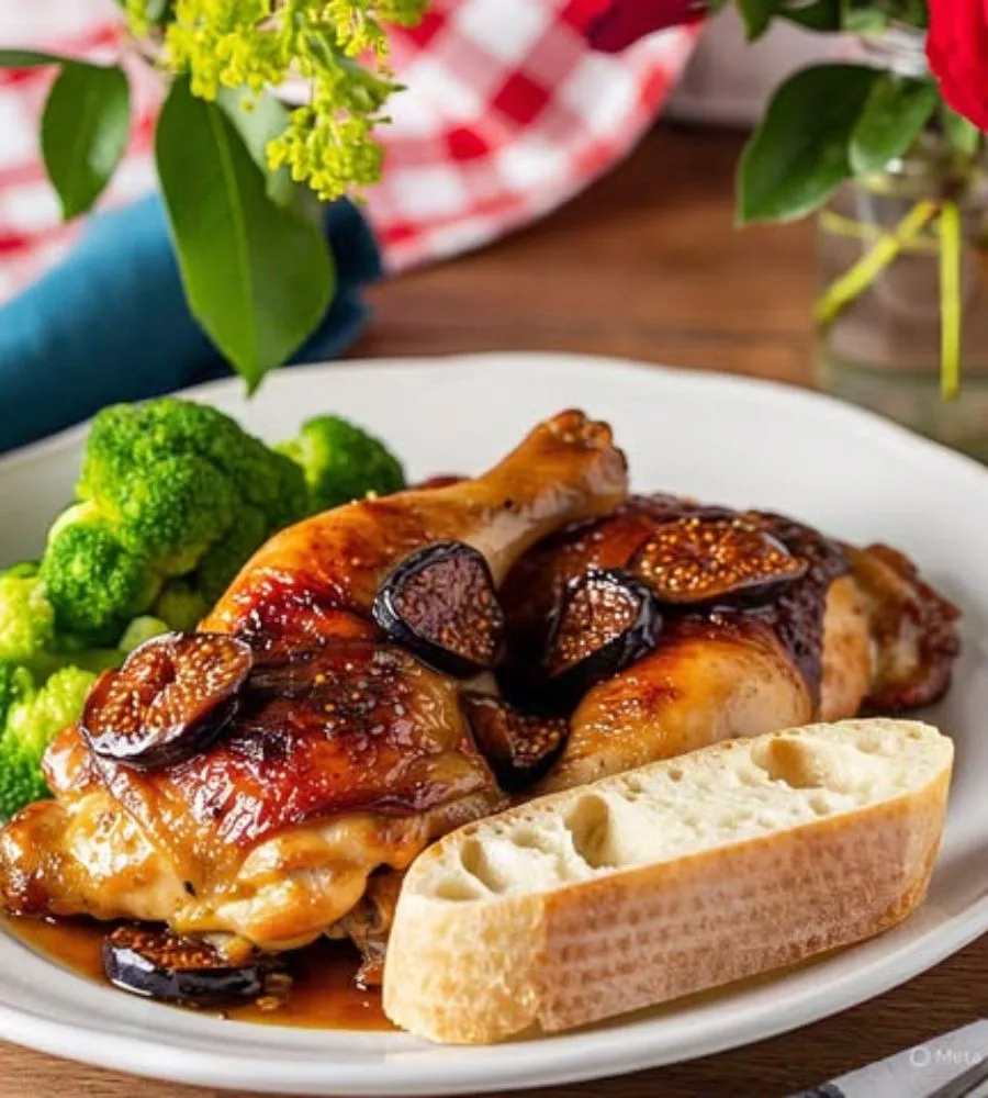 Fig Glazed Skillet Chicken