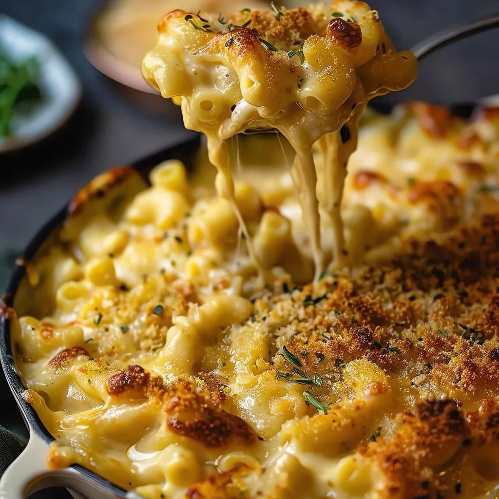 Roasted Poblano and Smoked Gouda Mac and Cheese