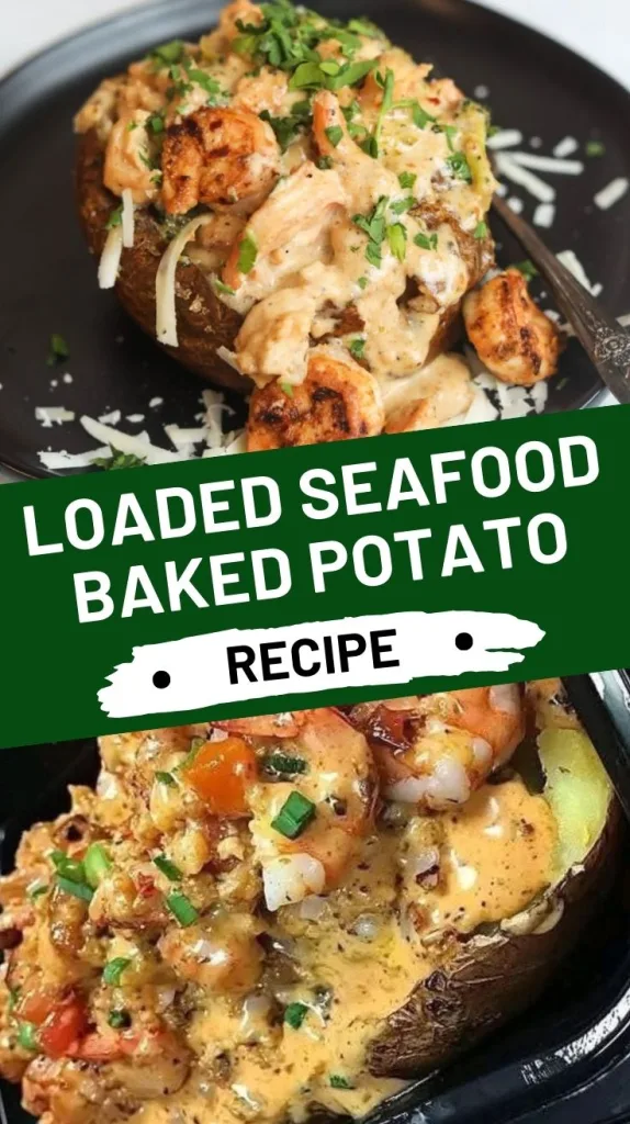 Loaded Seafood Baked Potato