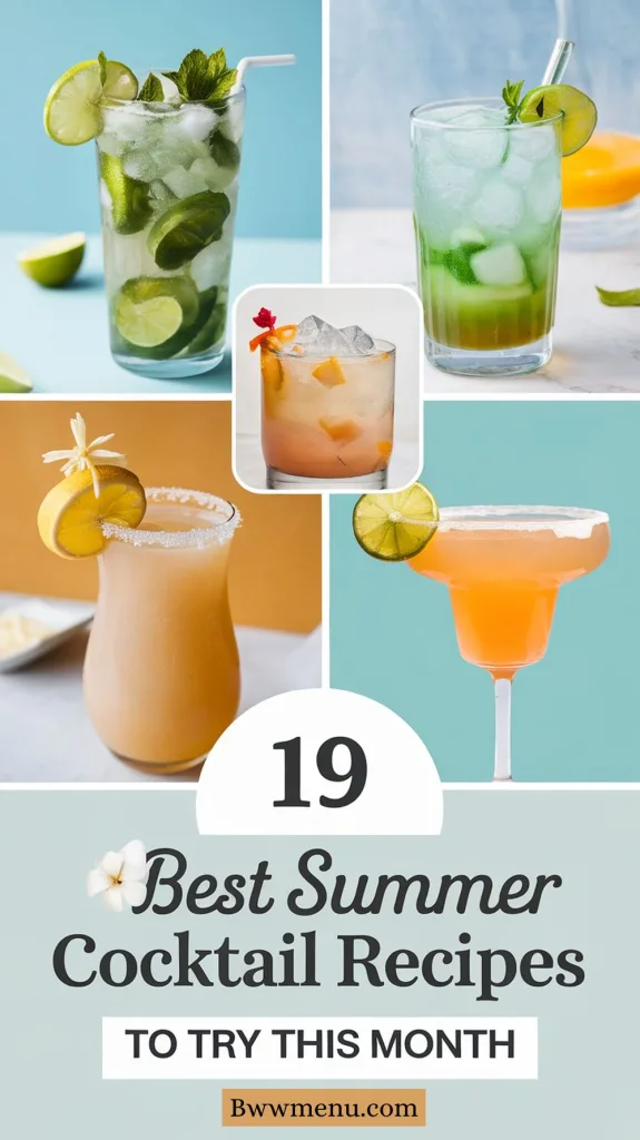 18 Summer Cocktail Recipes