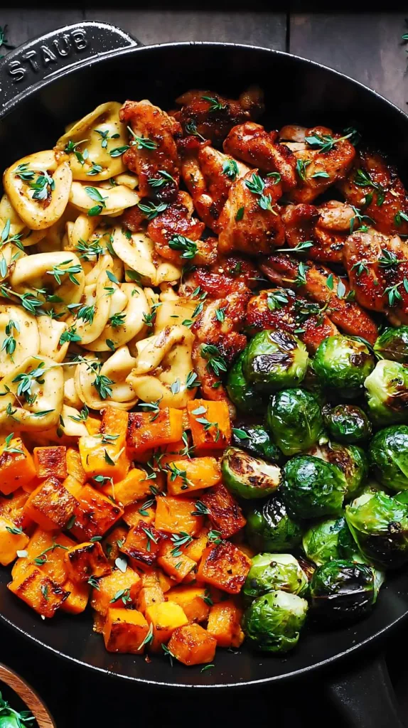Autumn Chicken Dinner with Roasted Vegetables Recipe