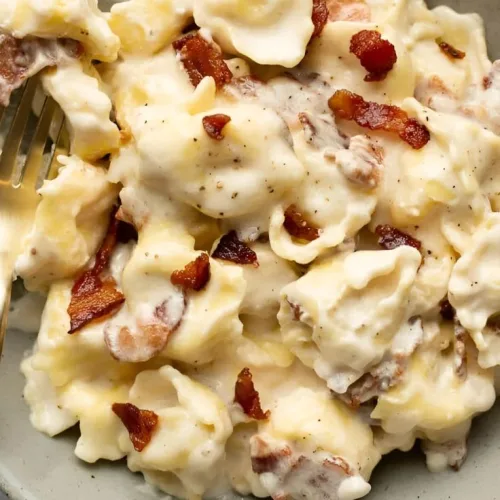 Bacon Cream Cheese Tortellini Recipe