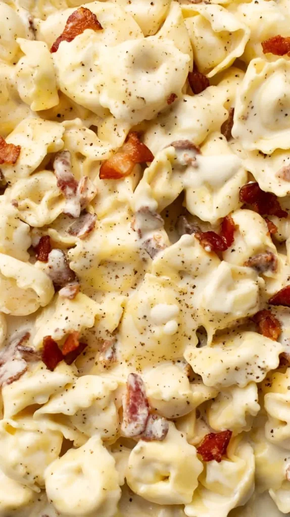 Bacon Cream Cheese Tortellini Recipe