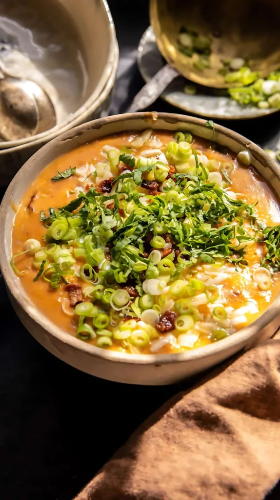 Baked Chipotle Cheddar Sweet Potato Chowder Recipe