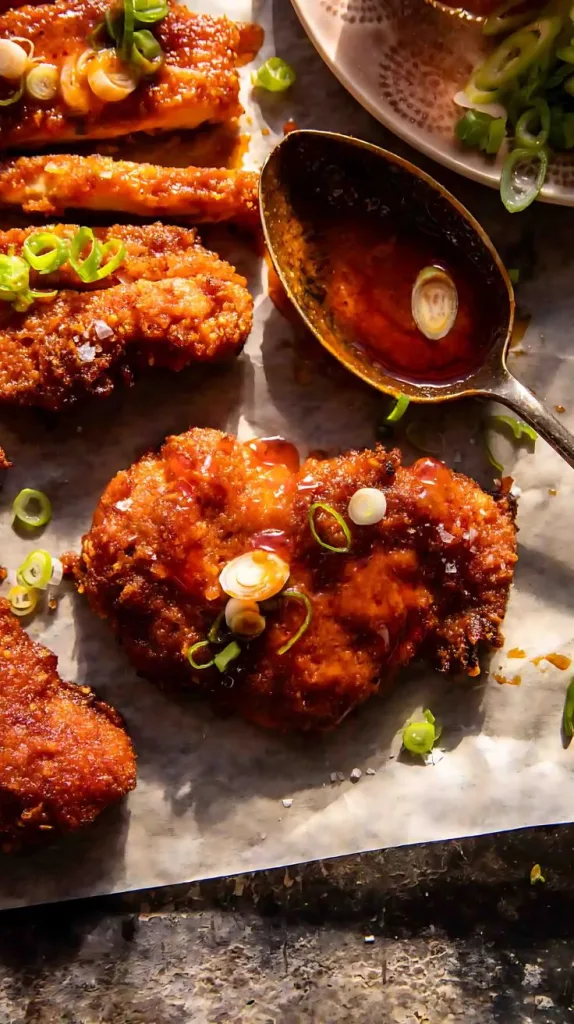 Baked Crunchy Honey Buffalo Chicken