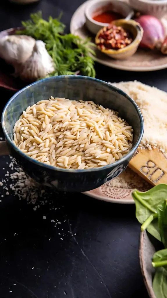 Baked Lemon Rosemary Chicken Meatballs And Creamy Orzo Recipe