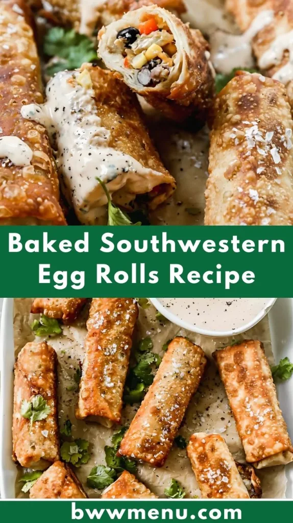 Baked Southwestern Egg Rolls Recipe