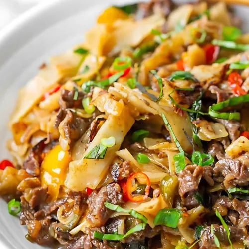 Beef Drunken Noodles Recipe