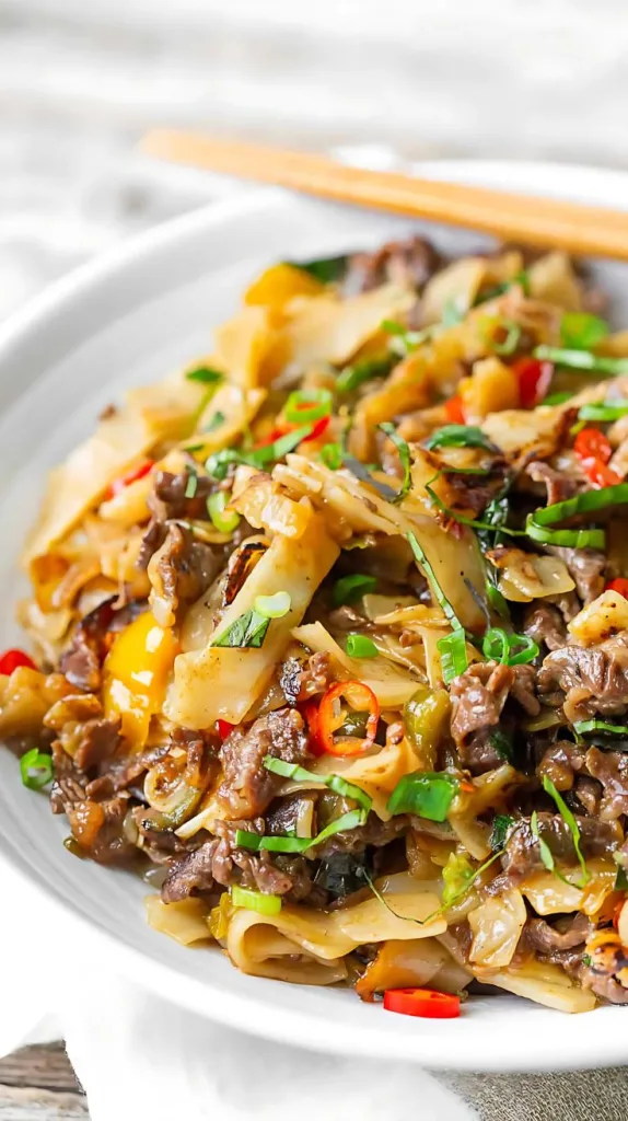 Beef Drunken Noodles Recipe