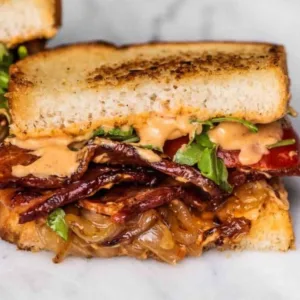 Best Bacon Sandwich With Caramelized Onions Recipe