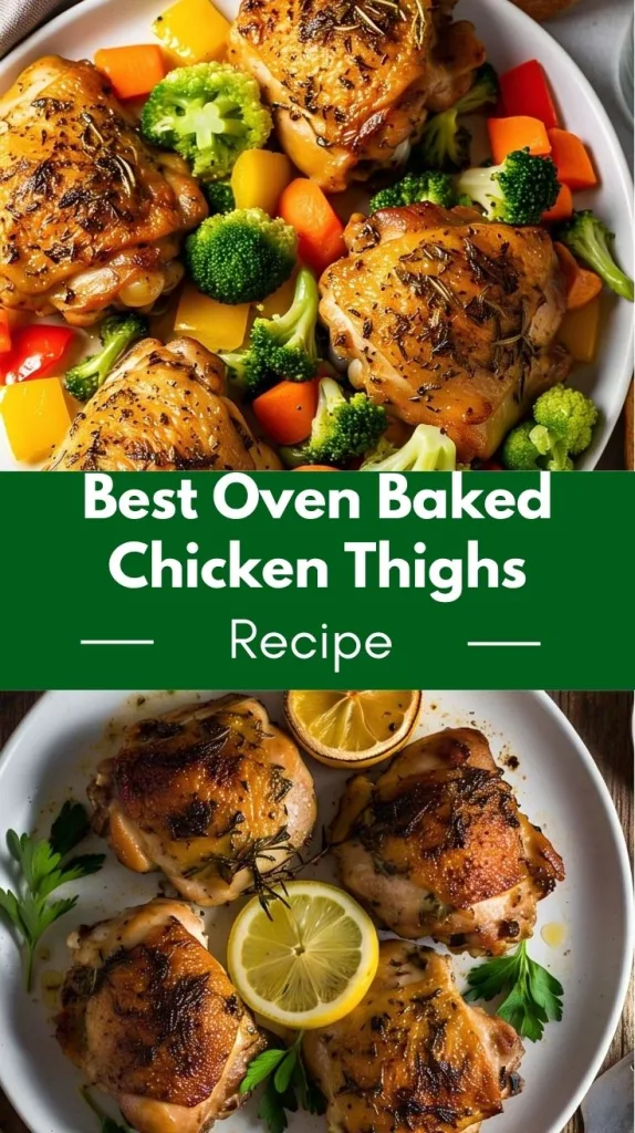Best Oven Baked Chicken Thighs