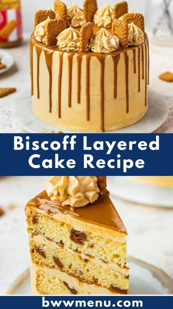 Biscoff Layered Cake Recipe