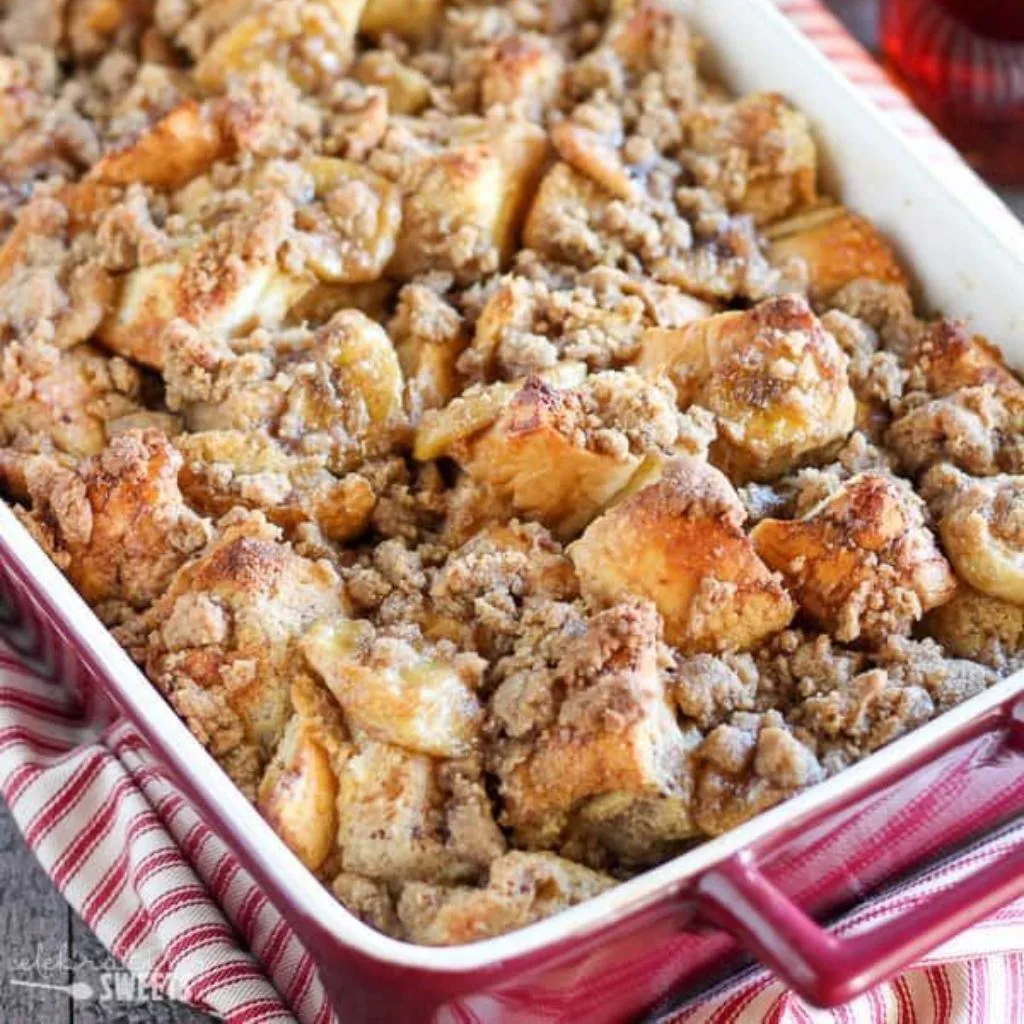 Brown Sugar Banana French Toast Casserole