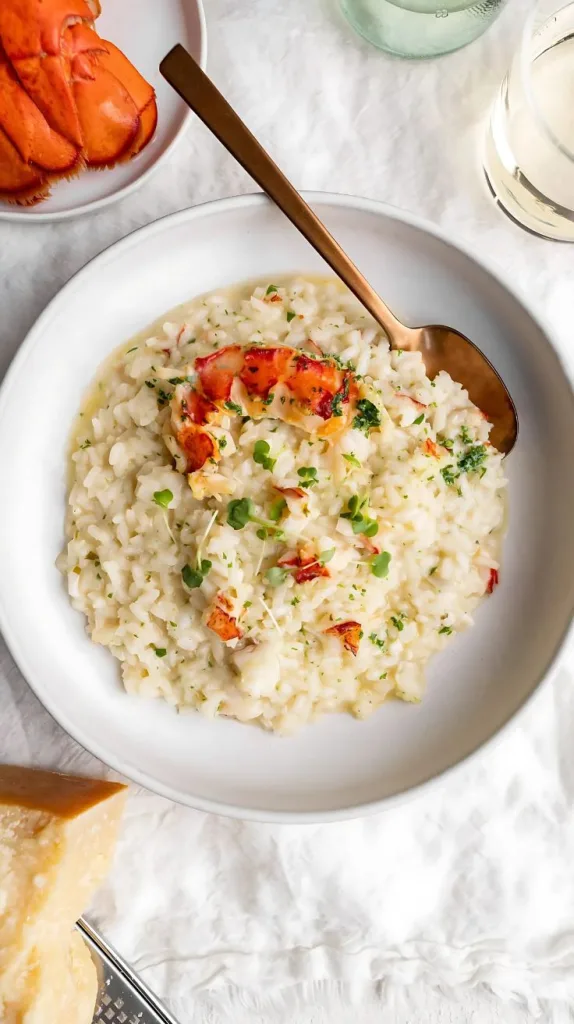 Butter Lobster Risotto Recipe